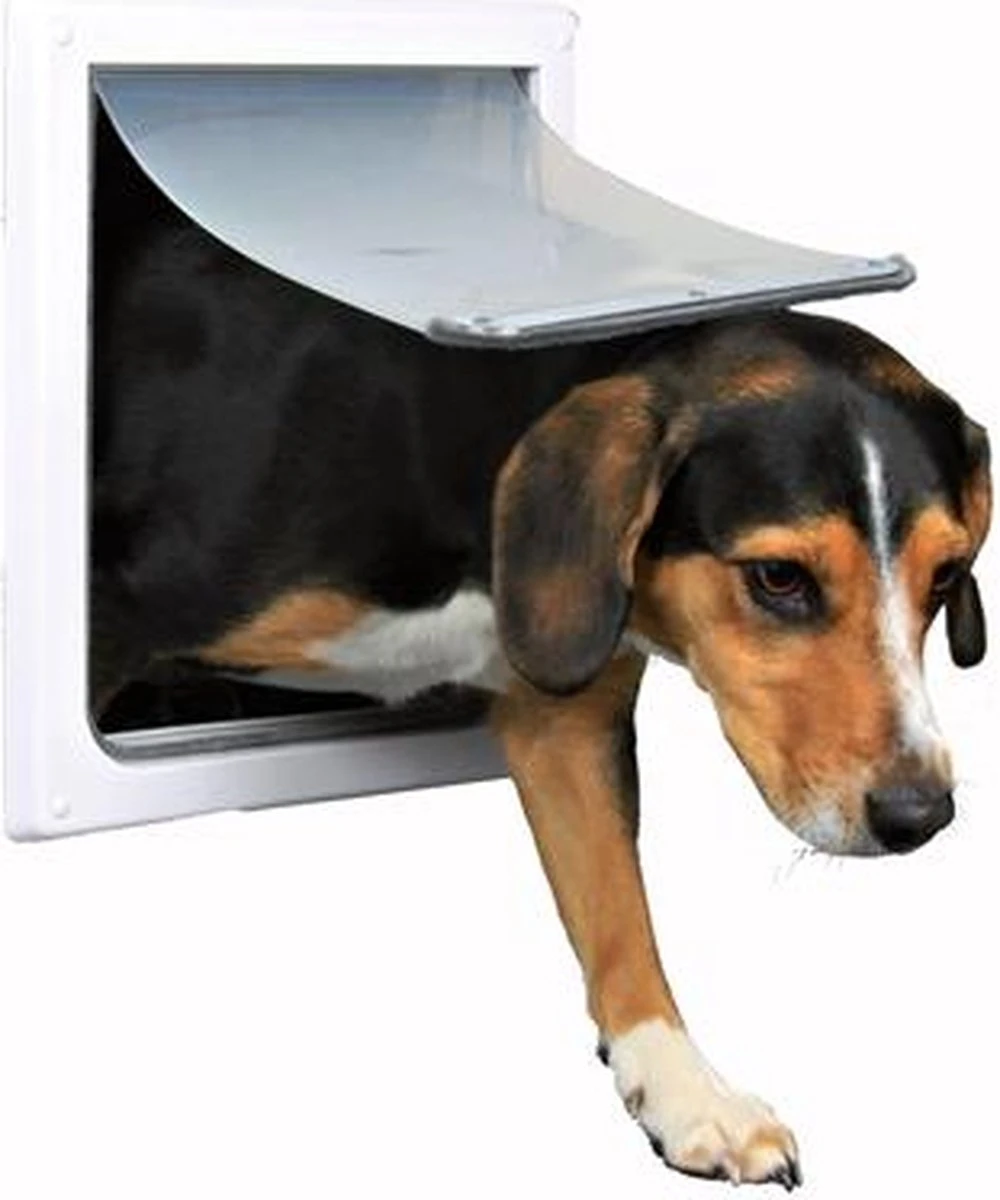 Trixie 2-Weg Hondenluik Wit - XS-S 25 X 29 CM 5 Trixie 2-Weg Hondenluik Wit - XS-S 25 X 29 CM - Image 3