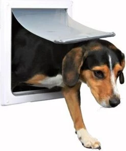 Trixie 2-Weg Hondenluik Wit - M-XL 39 X 45 CM -Huisdierbenodigdheden Korting 1000x1200 2