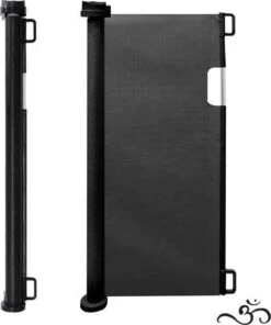 Caedentes - Hondenhek – Inrolbaar – Dierenhek -tot 150cm Uitrolbaar – Zwart