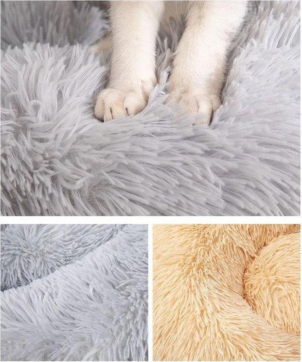 BEESSIES® Donut Hondenmand/hondenkussen 120 Cm - Wasbare Hoes - Taupe - Hond Kussen Mand 4 BEESSIES® Donut Hondenmand/hondenkussen 120 Cm - Wasbare Hoes - Taupe - Hond Kussen Mand - Image 2
