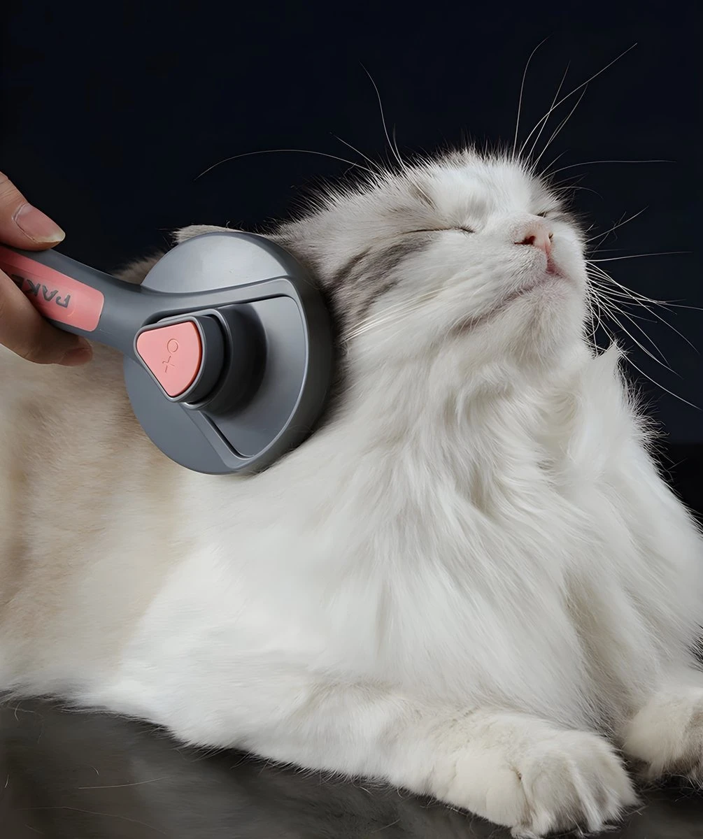 Pakeway T9 - Kattenborstel - Zelfreinigende Kattenkam - Roze - Massageborstel - 19,3 Cm 13 Pakeway T9 - Kattenborstel - Zelfreinigende Kattenkam - Roze - Massageborstel - 19,3 Cm - Image 11