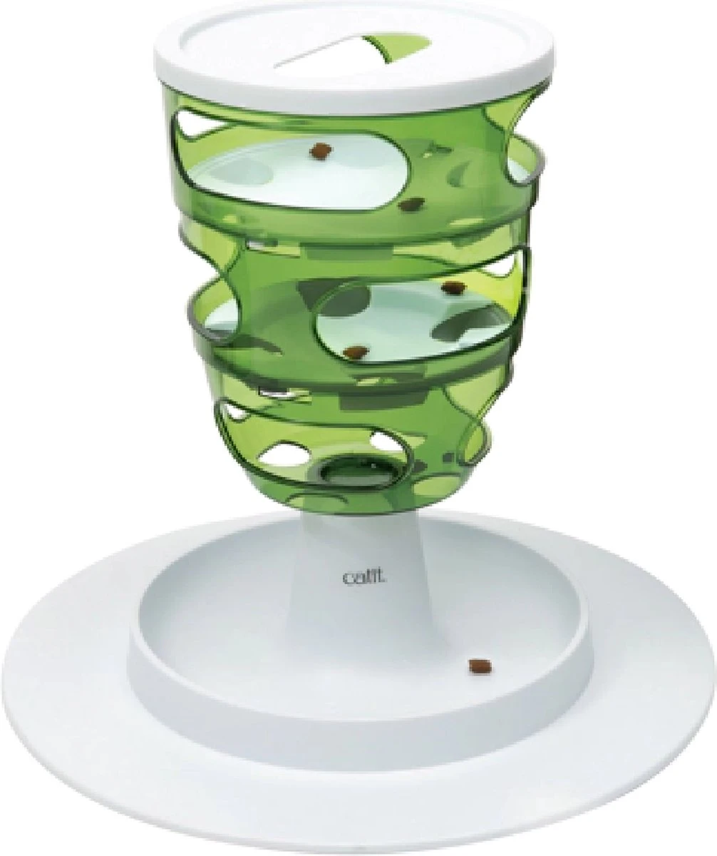 Cat-It Senses 2.0 Food Tree - Wit/Groen - Voerbak - Ø 35 Cm 3 Cat-It Senses 2.0 Food Tree - Wit/Groen - Voerbak - Ø 35 Cm