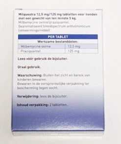 Beaphar Milquestra Ontworming Tabletten Hond 5-50kg 2 Tabletten -Huisdierbenodigdheden Korting 1007x1200