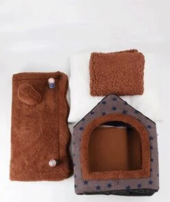 Château Animaux® Hondenhuis - Kattenhuis - 50 X 40x 46 Cm - Dierenhuis - Kattenhok - Hondentent - Hondenhuisjes Voor Binnen - Bruin 15 Château Animaux® Hondenhuis - Kattenhuis - 50 X 40x 46 Cm - Dierenhuis - Kattenhok - Hondentent - Hondenhuisjes Voor Binnen - Bruin -Huisdierbenodigdheden Korting 1013x1200 6