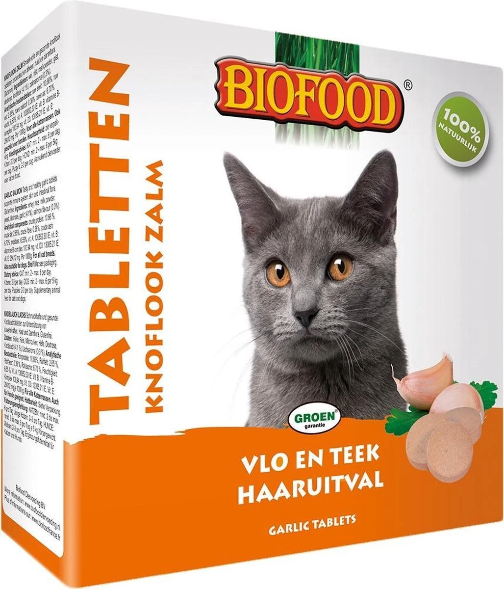 Biofood Kattensnoepjes Anti-Vlo - Zalm - 100 St 4 Biofood Kattensnoepjes Anti-Vlo - Zalm - 100 St - Image 2