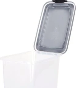 Nobleza Voercontainer - 20L - 7.2KG - Voedselcontainer Hond- Opslagcontainer - Zwenkwielen - Transparant -Huisdierbenodigdheden Korting 1033x1200 2