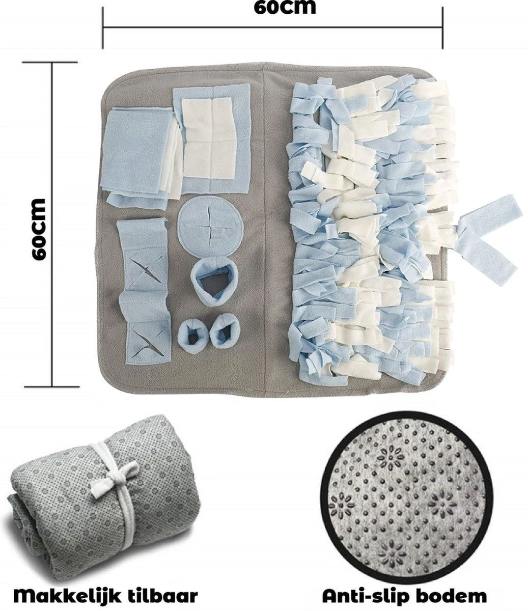 Snuffelmat - Snuffelmat Hond - Denkspelletjes Voor Honden - GRATIS 2 Trektouwen - Snuffelmatten - Snuffelmat Voor Honden 7 Snuffelmat - Snuffelmat Hond - Denkspelletjes Voor Honden - GRATIS 2 Trektouwen - Snuffelmatten - Snuffelmat Voor Honden - Image 5