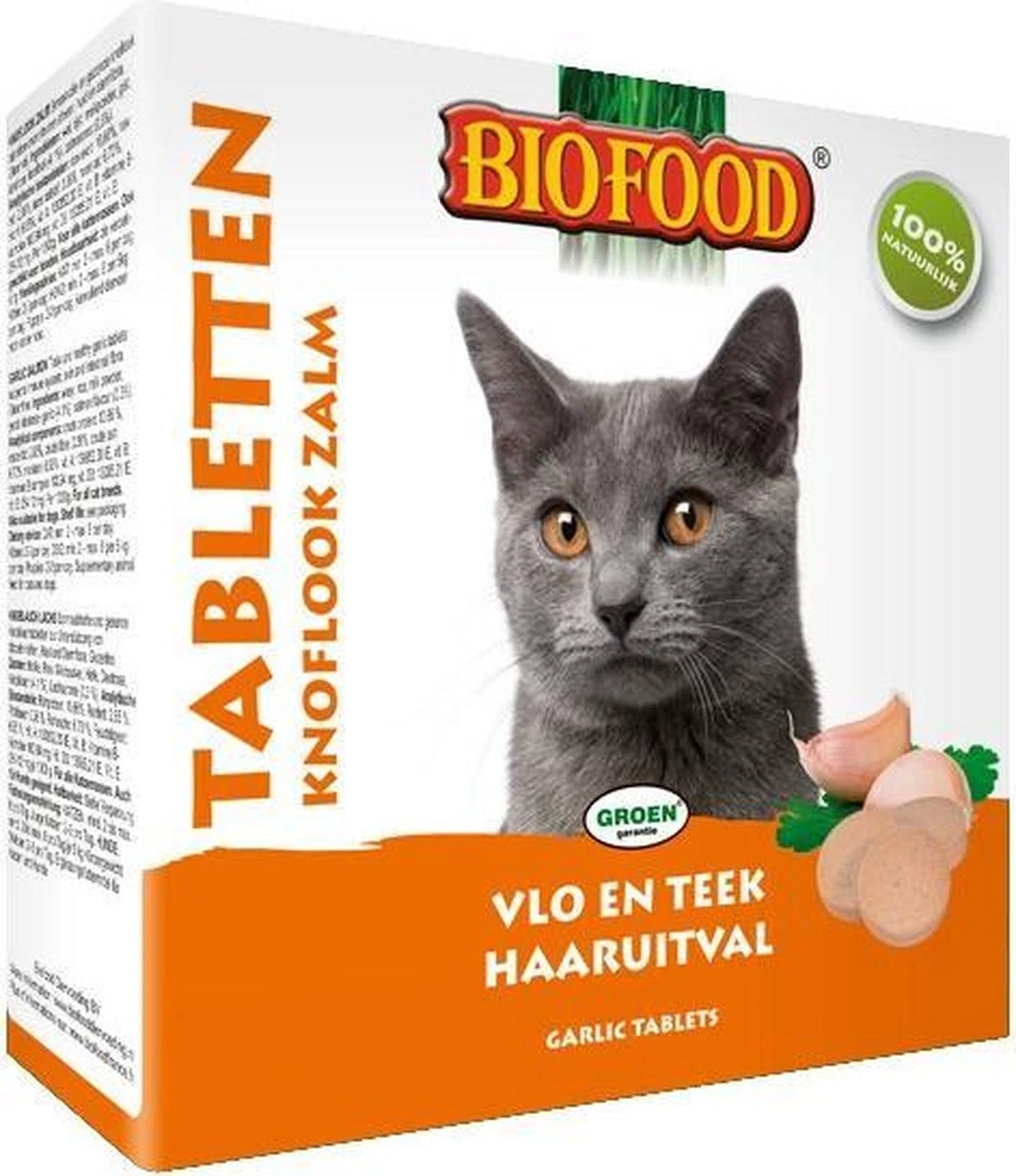 Biofood Kattensnoepjes Anti-Vlo - Zalm - 100 St 3 Biofood Kattensnoepjes Anti-Vlo - Zalm - 100 St
