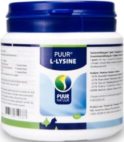 Puur L-lysine Compleet Voor Hond En Kat - 1 St à 50 Gr -Huisdierbenodigdheden Korting 1047x1200 6
