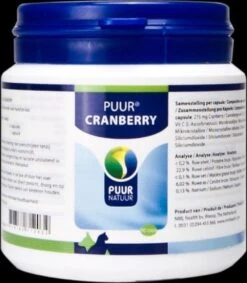 Puur Natuur Voedingssupplement Puur Cranberry Compleet - 90 Caps -Huisdierbenodigdheden Korting 1048x1200 2
