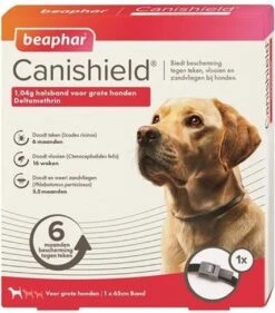 Beaphar Canishield Anti Vlooien En Teken Halsband S - M 48 Cm 8 Beaphar Canishield Anti Vlooien En Teken Halsband S - M 48 Cm -Huisdierbenodigdheden Korting 1054x1200 1