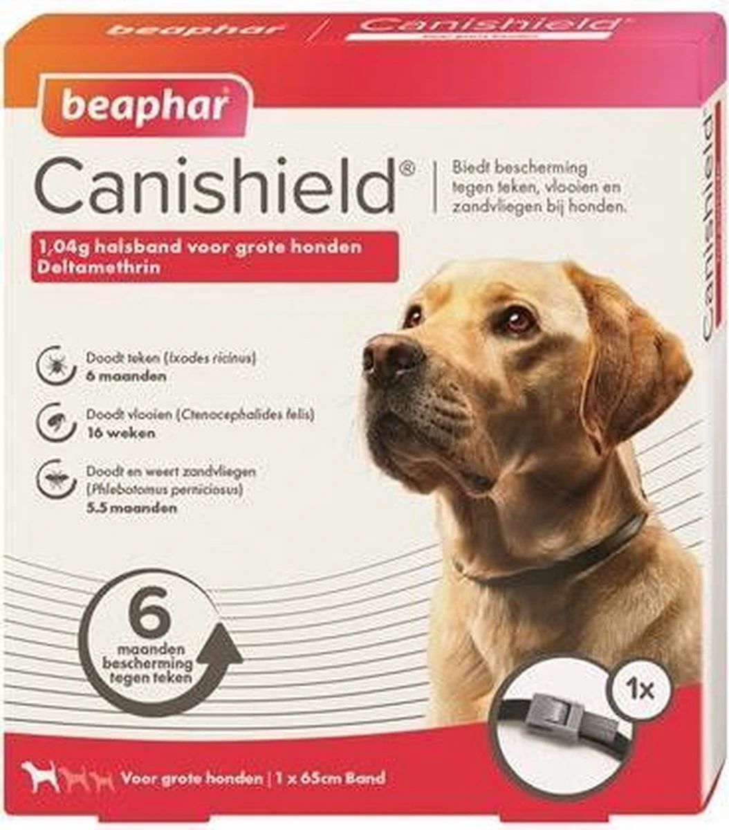 Beaphar Canishield Anti Vlooien En Teken Halsband S - M 48 Cm 5 Beaphar Canishield Anti Vlooien En Teken Halsband S - M 48 Cm - Image 3