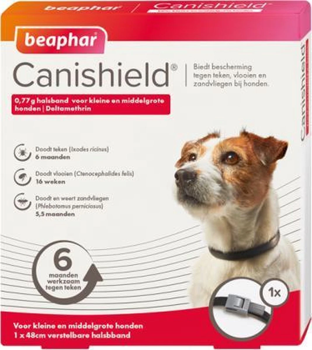Beaphar Canishield Anti Vlooien En Teken Halsband S - M 48 Cm 4 Beaphar Canishield Anti Vlooien En Teken Halsband S - M 48 Cm - Image 2