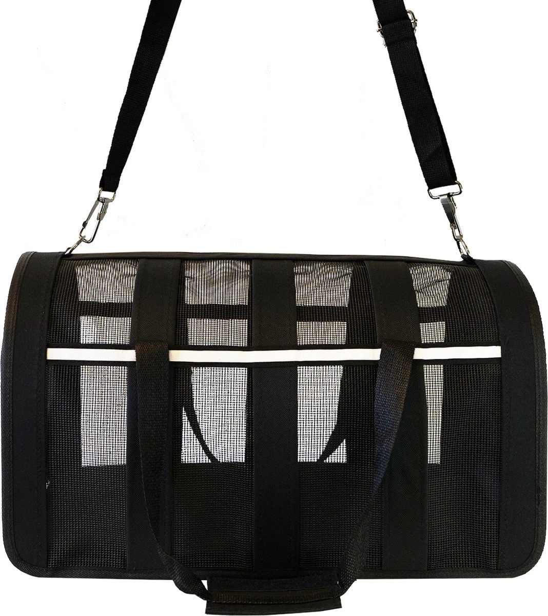 Opvouwbare Katten Reismand - Met Schouderband En Kattenbakmat - Reismand Kat - 49x30x26 Cm - Wasmachinebestendig - Zwart - Hondendraagtas - Kattenreismand - Draagtas Voor Dieren - Kattenmand 4 Opvouwbare Katten Reismand - Met Schouderband En Kattenbakmat - Reismand Kat - 49x30x26 Cm - Wasmachinebestendig - Zwart - Hondendraagtas - Kattenreismand - Draagtas Voor Dieren - Kattenmand - Image 2