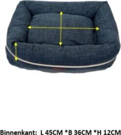 I-CiGO Homy Luxe - Hondenmand - In-kussen Dubbelzijdig Gebruik 70x60xH14cm/Blauw 16 I-CiGO Homy Luxe - Hondenmand - In-kussen Dubbelzijdig Gebruik 70x60xH14cm/Blauw -Huisdierbenodigdheden Korting 1070x1200 3