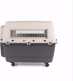 Flamingo - Hondentransportbox Nomad XL - Grijs - 90 X 60 X 74 Cm -Huisdierbenodigdheden Korting 1073x1200 2