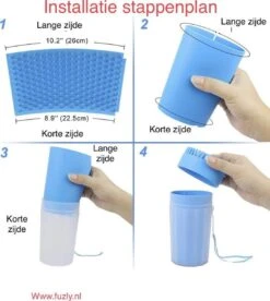 Fuzly- 2 In 1 Hondenpoten Reiniger + Handdoek - Hondenborstel - Borstel Hond / Kat - Hondenpoot Reiniger - Huisdier Poot Wassen - Borstel - Hondenverzorging - Verzorging Hond - Honden Wassen - Schoonmaak Borstel - Kattenborstel - Groen -Huisdierbenodigdheden Korting 1075x1200 2
