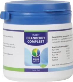 Puur Natuur Voedingssupplement Puur Cranberry Compleet - 90 Caps -Huisdierbenodigdheden Korting 1075x1200 9