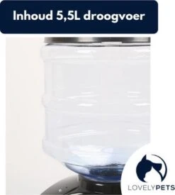 Lovely Pets – Voerautomaat – Automatisch Voerbak – Automatisch Voedingsschema; Plan Vaste Eetmomenten – Voerbak Voor Kat En Hond – Inhoud 5,5L - Zwart -Huisdierbenodigdheden Korting 1078x1200 1