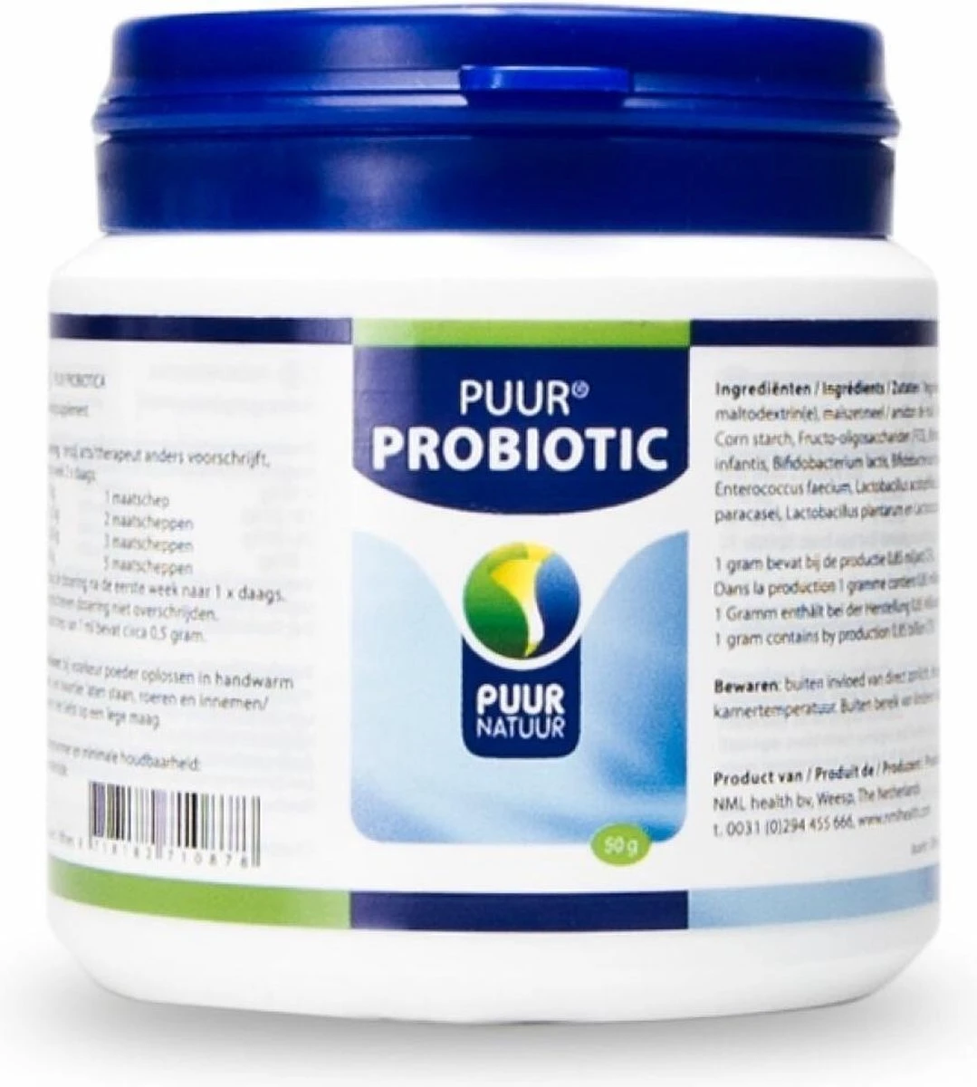 Puur Natuur Voedingssupplement Puur Probiotica - 50 Gr 3 Puur Natuur Voedingssupplement Puur Probiotica - 50 Gr