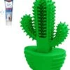Tandenborstel + TANDPASTA Hond Melk Geur Smaak En Piep Honden Speelgoed - Cactus Dog Toy Tandverzorging Kauwbotten Hondenspeelgoed Hondenbot Kauwstaaf Tanden Puppy Hondenspeeltje Sterk Kauwspeelgoed - Dutchwide -Huisdierbenodigdheden Korting 1081x1200 2