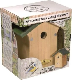 Nestkastje Pimpelmees - Bruin - 12x22x24 Cm -Huisdierbenodigdheden Korting 1081x1200 6