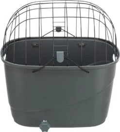 Trixie Fietsmand Voor Bagagedrager Met Draadkoepel Kunststof Grijs (46X36X47 CM) -Huisdierbenodigdheden Korting 1086x1200 3