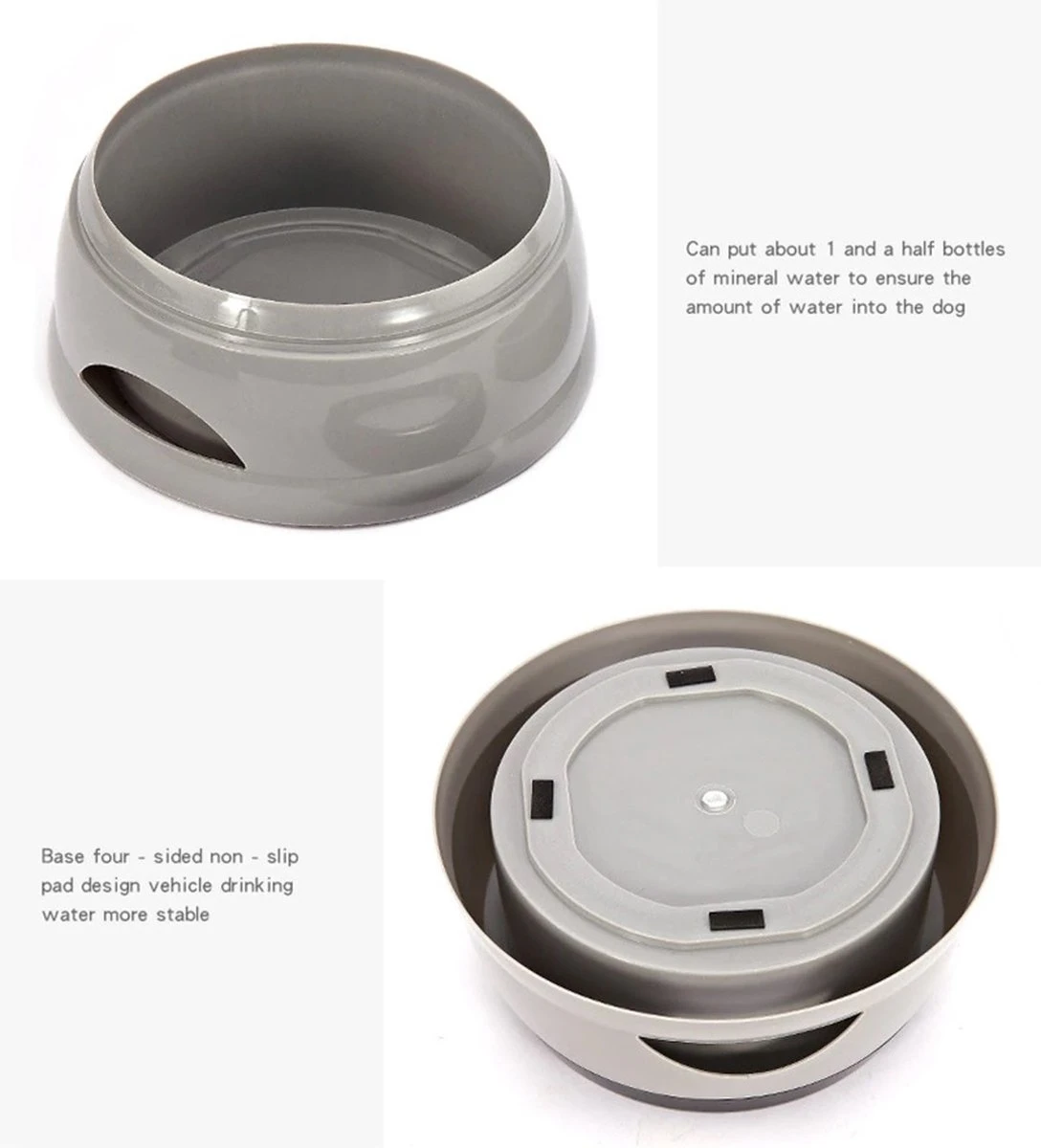 IGOODS Dieren Drinkbak - Voerbak - Drinkbak Voor Honden - Hondenvoerbak - Grijs 6 IGOODS Dieren Drinkbak - Voerbak - Drinkbak Voor Honden - Hondenvoerbak - Grijs - Image 4
