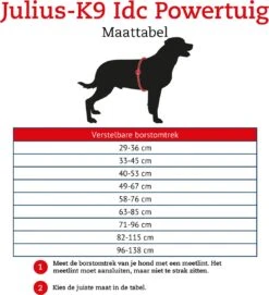 Julius K9 Julius-K9 IDC®Powertuig, S - Mini, Zwart -Huisdierbenodigdheden Korting 1093x1200 3
