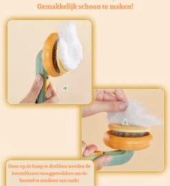 Merkloos Kattenborstel - Hondenborstel - Kattenkam - Pompoen Borstel - Kattenhaar - Haarverwijderaar Voor Huisdieren - Huisdierhaar Verwijderaar -Huisdierbenodigdheden Korting 1096x1200 1