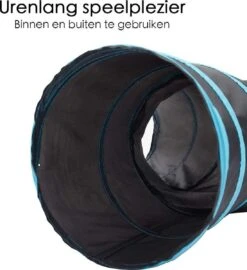 Merkloos Kattentunnel - Opvouwbaar - 3 Gangen - Voor Binnen En Buiten -Huisdierbenodigdheden Korting 1097x1200 6