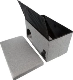 Trixie Kattenhuis Kimy Grijs 70X40X40 CM -Huisdierbenodigdheden Korting 1097x1200 8