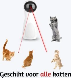 Merkloos Automatisch Kattenspeeltje Laser Intelligent Interactief Voor Katten – Laser Kat – 3 Verschillende Standen – Incl. Oplaadkabel – Geruisloze Motor -Huisdierbenodigdheden Korting 1098x1200 10