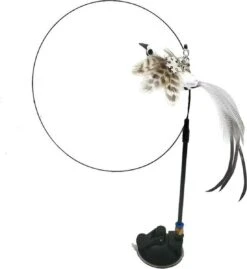 Kattenspeelgoed - Simulatie Vogel - Interactieve Grappige Kattenspeeltjes - Kattenhengel Met Zuignap + 4 Vogels + Een Kattenhengel GRATIS -Huisdierbenodigdheden Korting 1102x1200 10