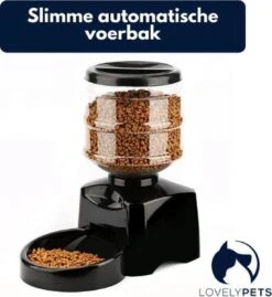 Lovely Pets – Voerautomaat – Automatisch Voerbak – Automatisch Voedingsschema; Plan Vaste Eetmomenten – Voerbak Voor Kat En Hond – Inhoud 5,5L - Zwart -Huisdierbenodigdheden Korting 1102x1200 2