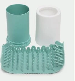 Merkloos Hondenpoten Reiniger - Hond - Kat - Hondenborstel - Grijs -Huisdierbenodigdheden Korting 1104x1200