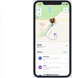 Invoxia - Huisdier GPS Tracker - Zonder Simkaart - Tot 1 Maand Batterijduur - Track & Trace Volgsysteem - Zwart -Huisdierbenodigdheden Korting 1105x1200 10