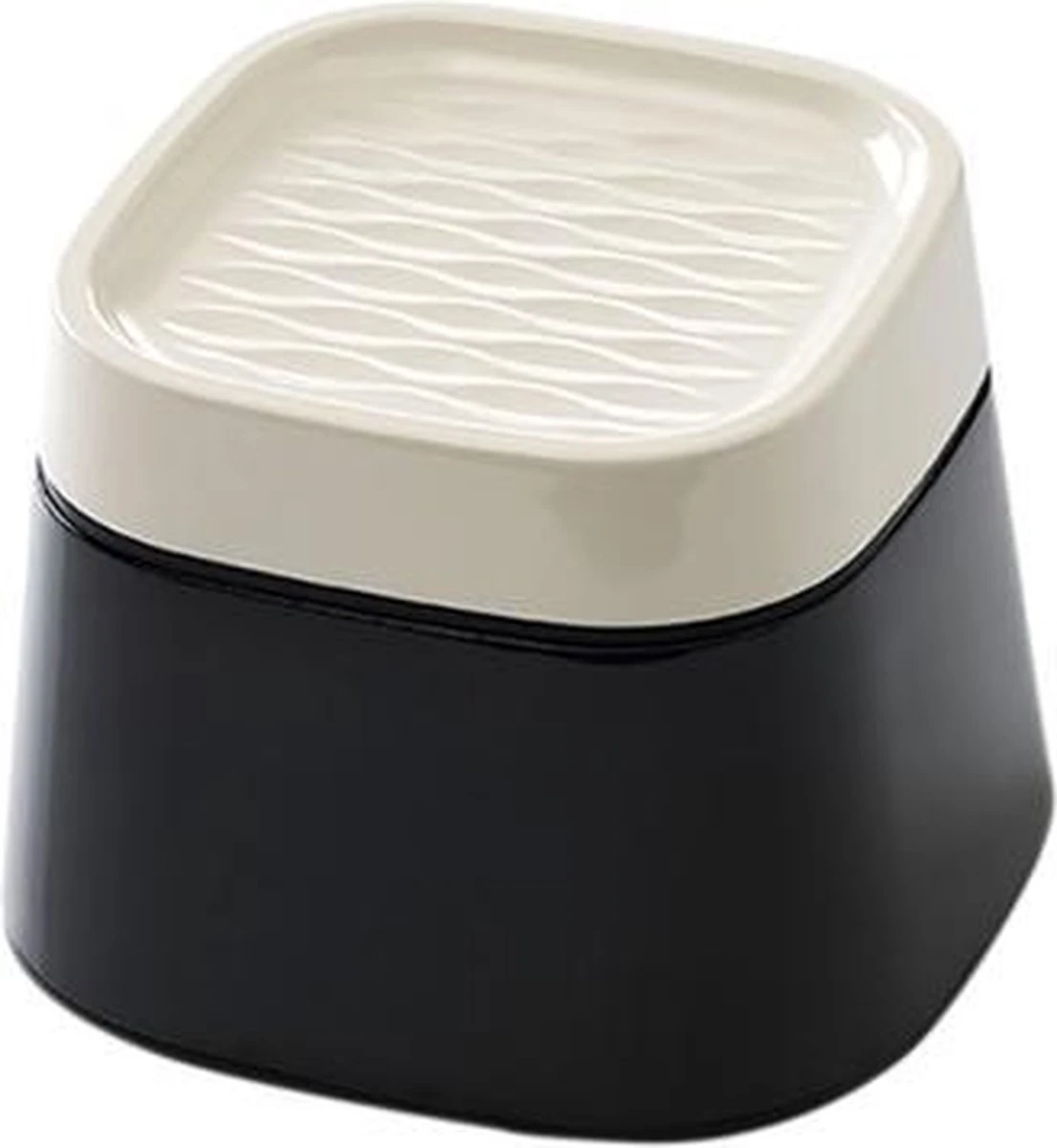 Savic Ergo Cube Voerbak Creme / Zwart 22x22x16 Cm 4 Savic Ergo Cube Voerbak Creme / Zwart 22x22x16 Cm - Image 2