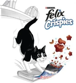 Felix Crispies - Kattensnacks Zalm & Forel - 8 X 45g -Huisdierbenodigdheden Korting 1109x1200 3