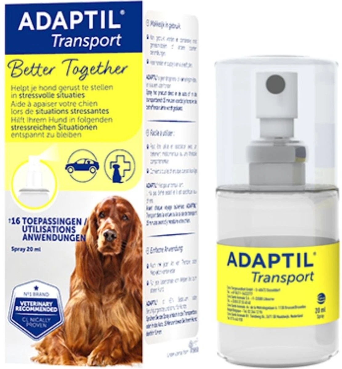 Adaptil Antistressmiddel - Transport Spray Hond - 60 Ml 7 Adaptil Antistressmiddel - Transport Spray Hond - 60 Ml - Image 5