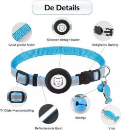 BJØRK Kattenhalsband Airtag - Reflecterend - Zwart - Verstelbaar - 20 Tot 30 Cm - Tracker- GPS - Geschikt Voor Apple AirTag - Kattenriem - Katten Accessoire - Halsband Kat Airtag -Huisdierbenodigdheden Korting 1113x1200 2