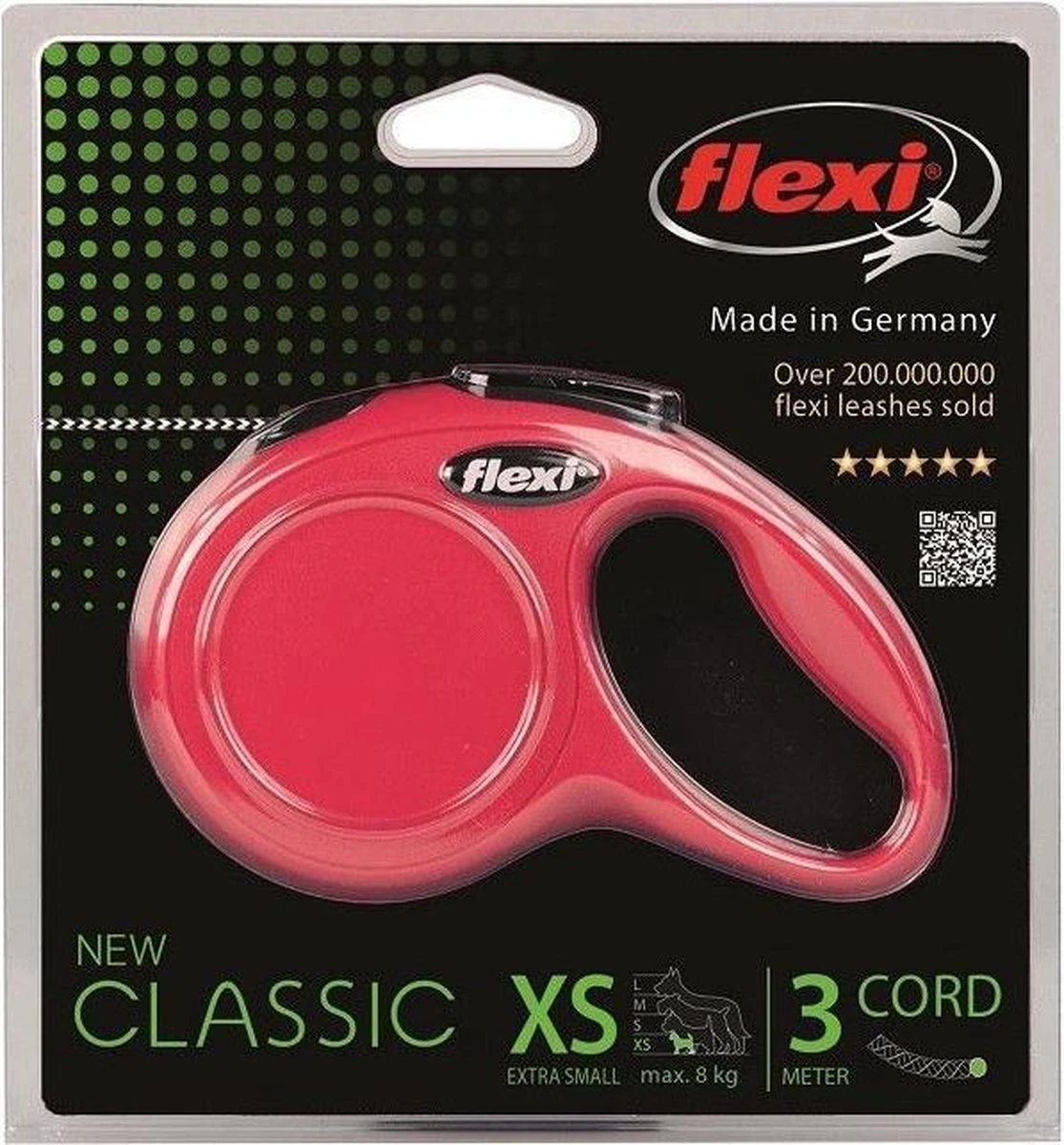 Flexi New Classic Koord - Hondenriem - Rood - S - 8 M - (<12 Kg) 15 Flexi New Classic Koord - Hondenriem - Rood - S - 8 M - (<12 Kg) - Image 13
