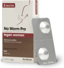 Exil No Worm Pro - Kat - 2 Tabletten -Huisdierbenodigdheden Korting 1115x1200 5