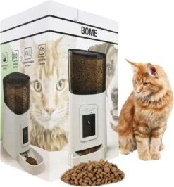 BOME Voerautomaat - Camera En Audio - Inclusief SD-Kaart - Automatische Voerbak Kat Of Hond - Voerautomaat Kat - Zwart -Huisdierbenodigdheden Korting 1116x1200 1