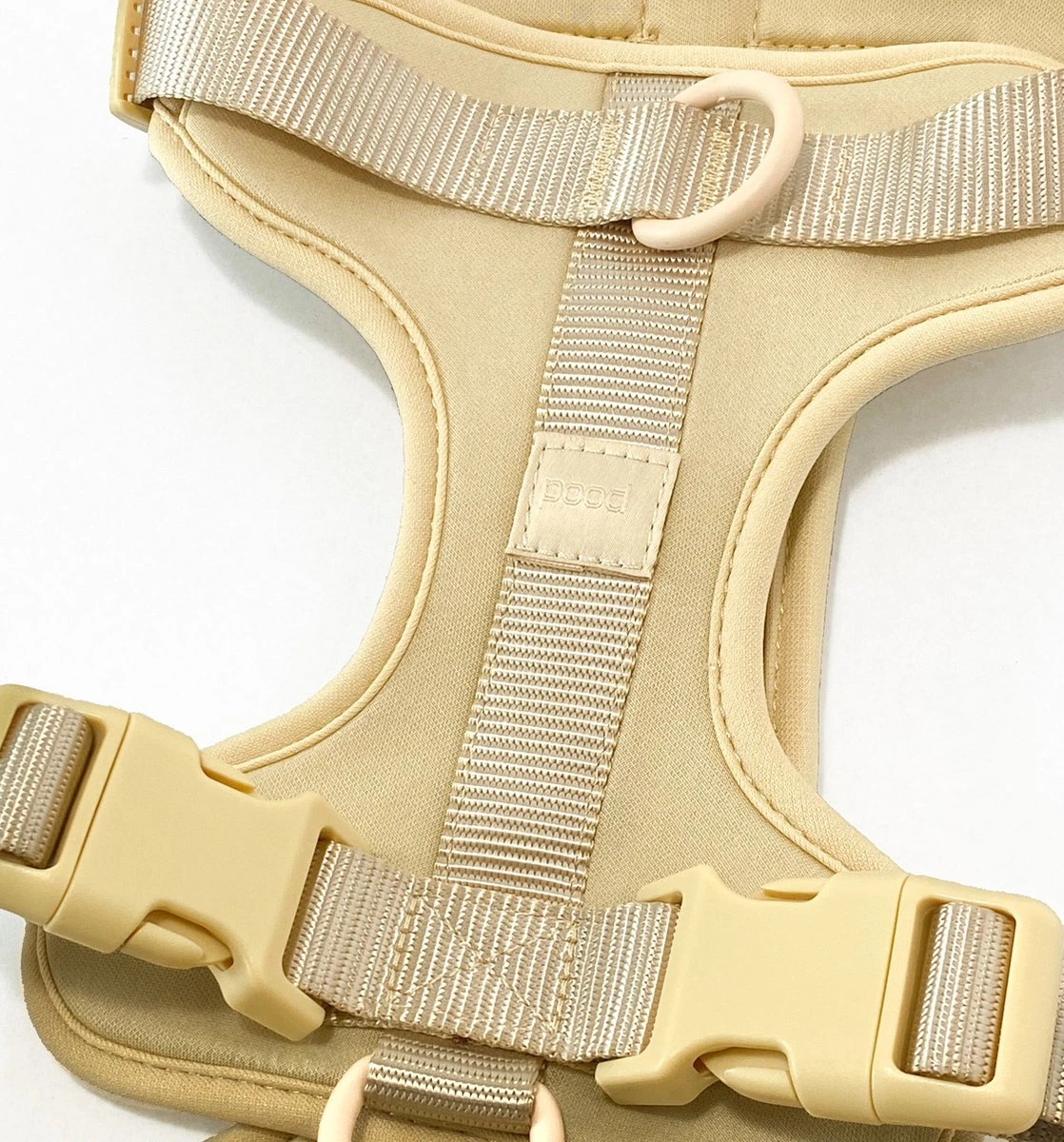 Pood Anti-Trek Hondentuig - Verstelbaar Stijlvol Hondenharnas - Y Tuig - XS Kleine Hond - Beige 5 Pood Anti-Trek Hondentuig - Verstelbaar Stijlvol Hondenharnas - Y Tuig - XS Kleine Hond - Beige - Image 3
