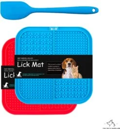 The Pets Supplier - Likmat Voor Hond - 2 Siliconen Likmatten Met 1 Spatel - Slowfeeder - Voermat -Huisdierbenodigdheden Korting 1121x1200 1