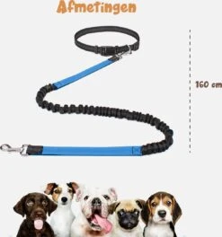 Hardloopriem Hond – Honden Riem Handsfree – Hardlopen Met Hond – 160-260 Cm Blauw - Hardloopband Hond – Halsband Hond – Hondenlijn – Leiband Hond -Huisdierbenodigdheden Korting 1124x1200 1