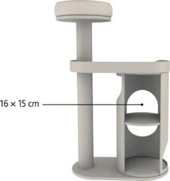 Trixie Krabaal Falco Lichtgrijs/Bruin - 70X38X117 CM 21 Trixie Krabaal Falco Lichtgrijs/Bruin - 70X38X117 CM -Huisdierbenodigdheden Korting 1126x1200 8