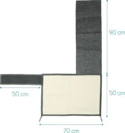Navaris Katten Krabmat - Bescherming Van Meubels - Voor Banken En Stoelen - Krabbescherming - Voor De Linkerkant - Donkergrijs -Huisdierbenodigdheden Korting 1127x1200 11
