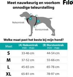 Filo Anti Trek Hondentuig Maat XL Met Hondenriem - Y Tuig Hond Verstelbaar - Hondenharnas Met Hondenlijn - Honden Tuigje - Leiband Hond - Hondentuigje - Extra Large - Riem -Huisdierbenodigdheden Korting 1128x1200 4